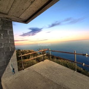 Villa under construction on the cliff in Ponta do Sol