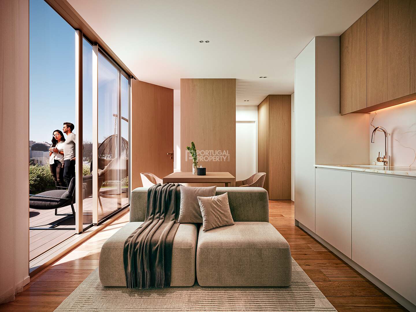 Modern Studio Apartments in Renovated Central Matosinhos Building