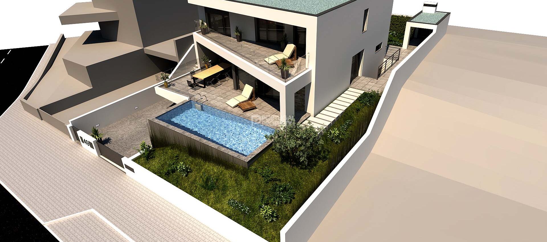 Elegant 3-Bedroom Villa wWth Pool, Garage & Gym In Praia Da Areia Branca Elegant 3-Bedroom Villa wWth Pool, Garage & Gym In Praia Da Areia Branca
